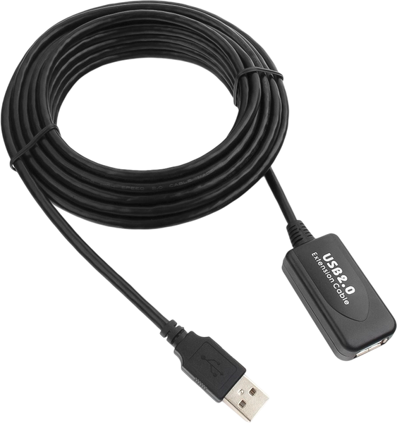 Изображение товара Удлинитель кабеля Cablexpert UAE016-Black (4.8м)