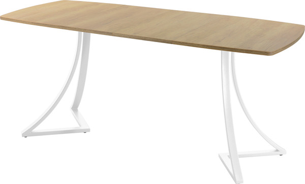 Изображение товара Обеденный стол AMC Elite / Е24(1200) D6 (белый/дуб небраска натур)