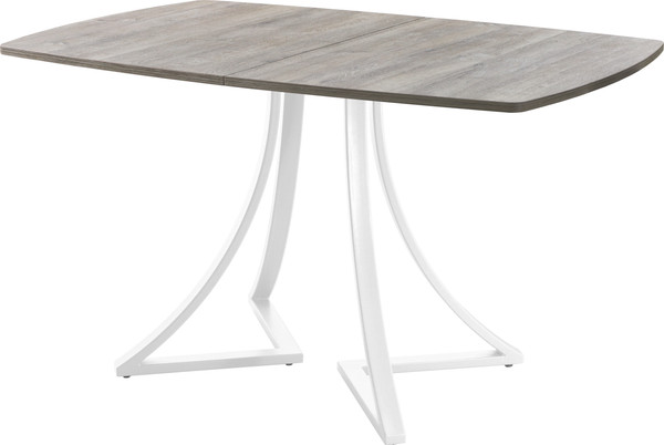 Изображение товара Обеденный стол AMC Elite / Е24(1200) D6 (белый/дуб уайт-ривер песочно-бежевый)