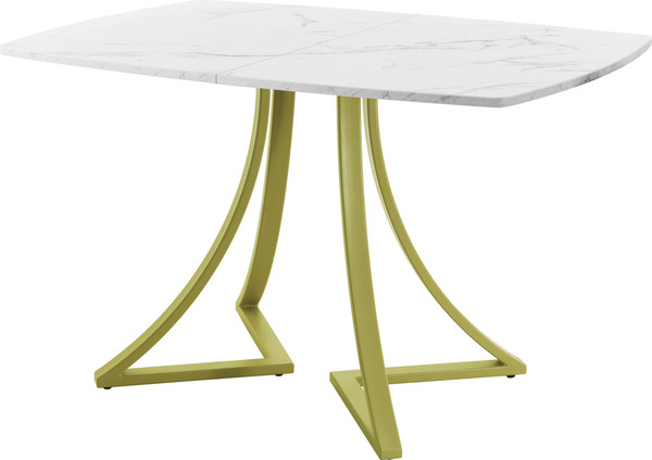 Изображение товара Обеденный стол AMC Elite / Е24(1200) D6 (золото/мрамор кристалл)