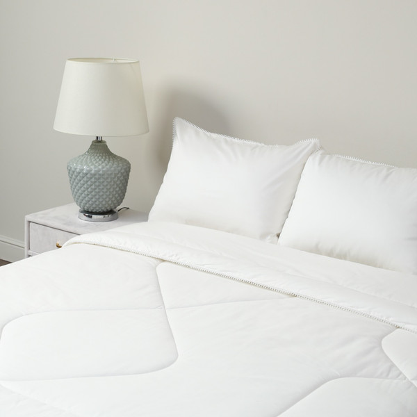 Изображение товара Комплект постельного белья с одеялом Sofi de Marko Элиана 7Е / Кт-Эл-7Е-мол (молочный)