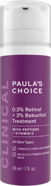 Изображение товара Сыворотка для лица Paula's Choice Clinical 0.3% Retinol + 2% Bakuchiol Treatment (30мл)