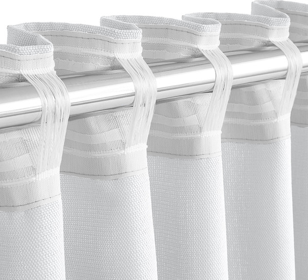 Изображение товара Комплект штор Волшебная ночь Рогожка 165x270см / 926877 (2шт, снег)