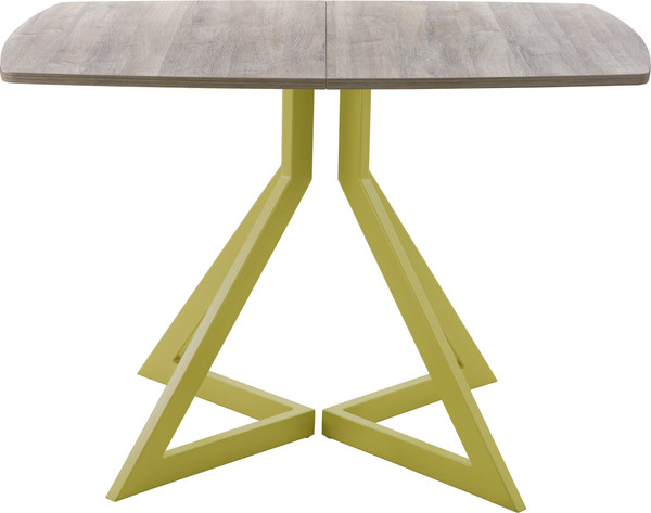 Изображение товара Обеденный стол AMC Elite / Е20(1100) D6 (золото/дуб уайт-ривер песочно-бежевый)