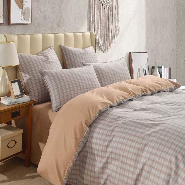 Изображение товара Комплект постельного белья Sofi de Marko Джагер Евро 4н / Евро-5708 (серый)