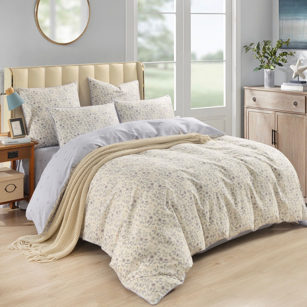 Изображение товара Комплект постельного белья Sofi de Marko Дорофея Евро 4н / Евро-5707 (лиловый)