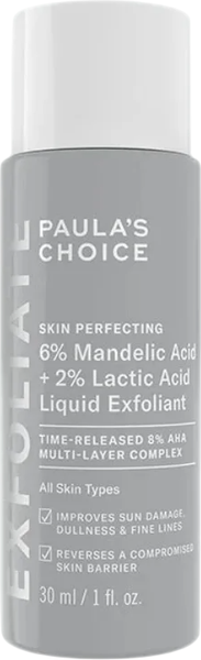 Изображение товара Сыворотка для лица Paula's Choice Skin Perfecting 6% Mandelic Acid+2% Lactic Acid Liquid Exfoliant (30мл)