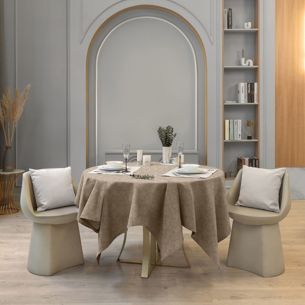 Изображение товара Скатерть Волшебная ночь 165x200 / 926972 (миндаль)