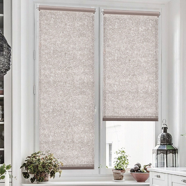 Изображение товара Рулонная штора Эскар Фантом 140x150 / 75021401601 (бежевый)