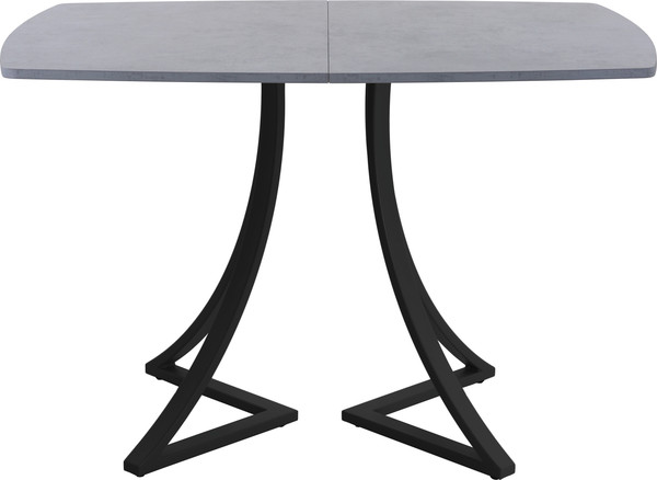 Изображение товара Обеденный стол AMC Elite / Е24(1200) D6 (черный/бетон чикаго светло-серый)