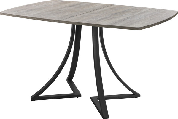 Изображение товара Обеденный стол AMC Elite / Е24(1200) D6 (черный/дуб уайт-ривер песочно-бежевый)