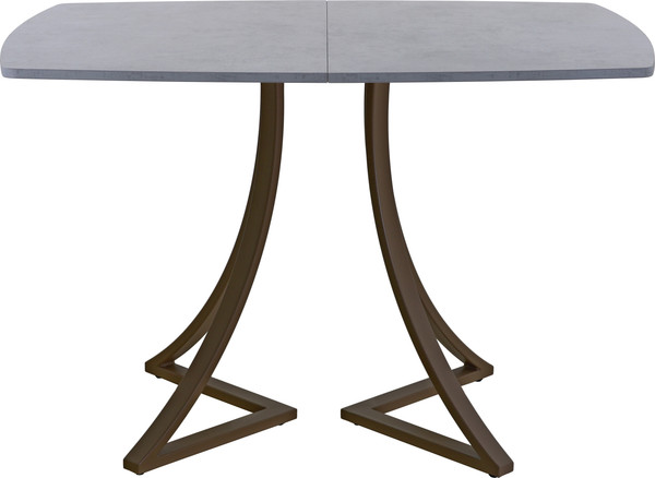 Изображение товара Обеденный стол AMC Elite / Е24(1200) D6 (коричневый/бетон чикаго светло-серый)