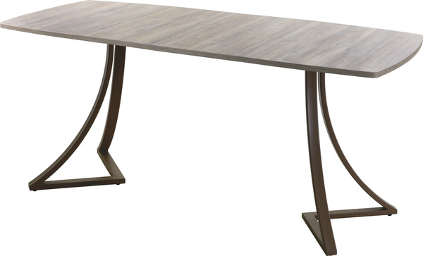 Изображение товара Обеденный стол AMC Elite / Е24(1200) D6 (коричневый/дуб уайт-ривер песочно-бежевый)