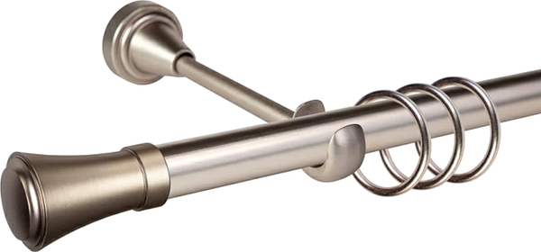 Изображение товара Карниз для штор АС ФОРОС Grace D19Г + наконечники Анкона (2.4м, сатин)
