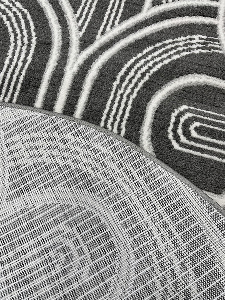 Изображение товара Ковер Safyun Bravo / SN550-GREY-CREAM-OVAL (1.4x2)