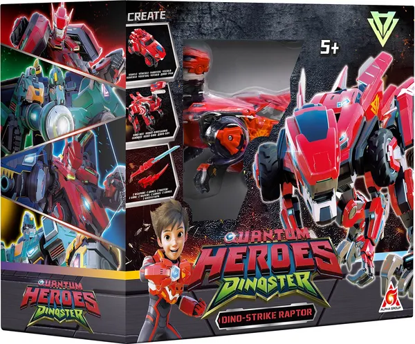 Изображение товара Робот-трансформер Dinoster Дино-бот. Раптор Страйк / 69036