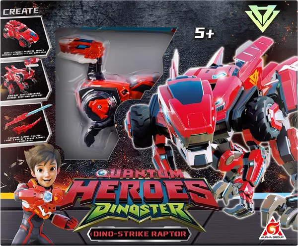 Изображение товара Робот-трансформер Dinoster Дино-бот. Раптор Страйк / 69036