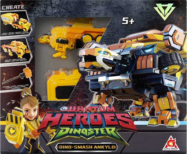 Изображение товара Робот-трансформер Dinoster Дино-бот. Анкило Смэш / 69037