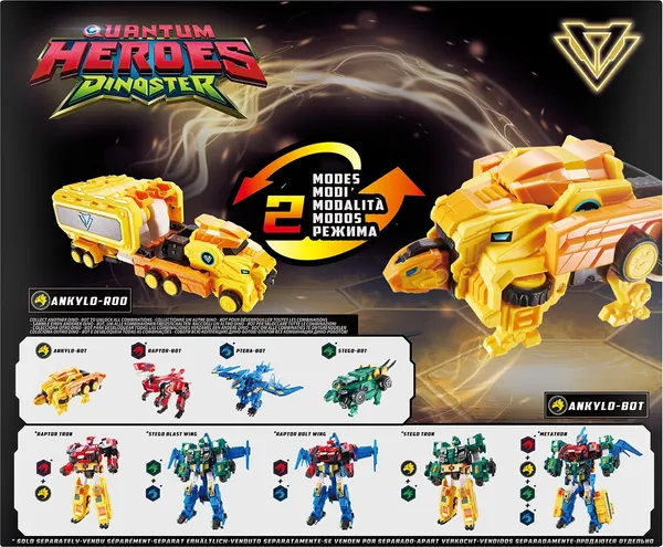 Изображение товара Робот-трансформер Dinoster Дино-бот. Анкило Смэш / 69037