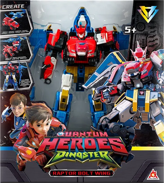 Изображение товара Робот-трансформер Dinoster Мега Раптор Болт Винг / 69033