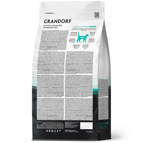 Изображение товара Сухой корм для кошек Grandorf Vet Cat Gastrointestinal. Moderate Calorie (400г)