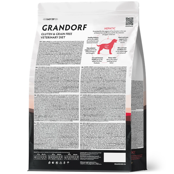 Изображение товара Сухой корм для собак Grandorf Vet Dog Hepatic (3кг)
