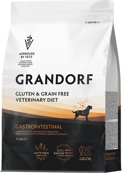 Изображение товара Сухой ветеринарный корм для собак Grandorf Vet Dog Gastrointestinal (1кг)