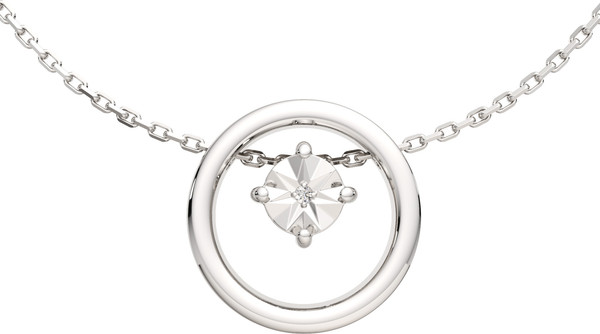 Изображение товара Колье из серебра ZORKA 05D0001 (40см, с бриллиантом)