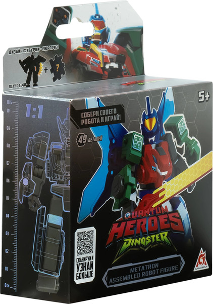 Изображение товара Игрушка-конструктор Dinoster Робот. Метатрон / 69046