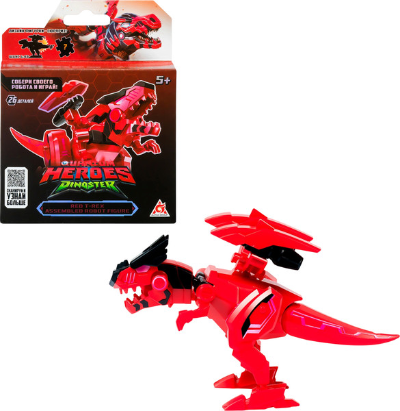 Изображение товара Игрушка-конструктор Dinoster Робот. Ти-Рекс / 69048