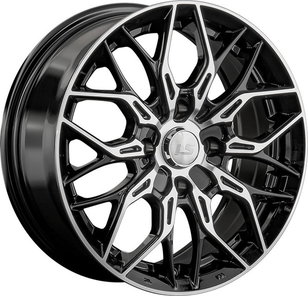 Изображение товара Литой диск LS wheels LS 1355 15x6.5" 4x108мм DIA 65.1мм ET 27мм BKF