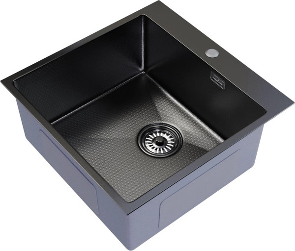 Изображение товара Мойка кухонная Mixline Pro 556578 (черный графит, с сифоном)