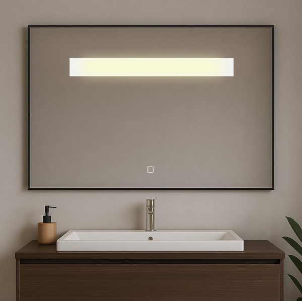 Изображение товара Зеркало Emze Line 66x85 / LED.LINE.66.85.CHE (черный)