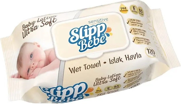 Изображение товара Влажные салфетки детские Slipp Bebe Детские (120шт)