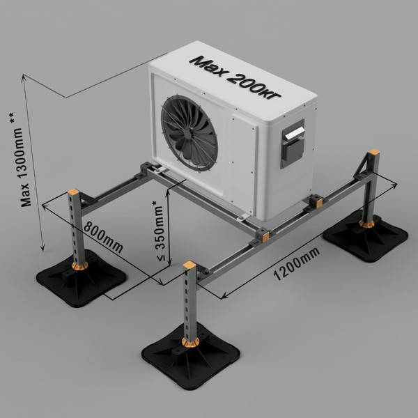 Изображение товара Подставка для кондиционера Burke Foot Basic 576511208