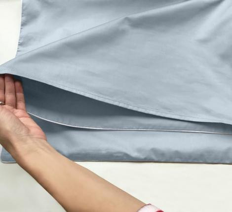 Изображение товара Наволочка Primavelle 52х74 сатин Luxe с клапаном / 113310110-сгL04 (дымчато-синий)