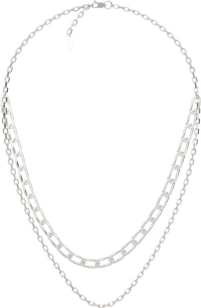 Изображение товара Комплект ювелирных украшений из серебра ZORKA Колье 0540068 45см, серьги 0361501/3