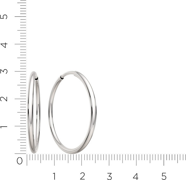 Изображение товара Комплект ювелирных украшений из серебра ZORKA Колье 0540068 45см, серьги 0361501/3