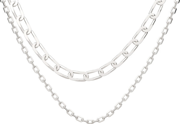 Изображение товара Комплект ювелирных украшений из серебра ZORKA Колье 0540068 45см, серьги 0361501/3