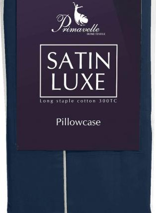Изображение товара Наволочка Primavelle 70х70 сатин Luxe с клапаном / 113310102-сгL15 (темно-синий)