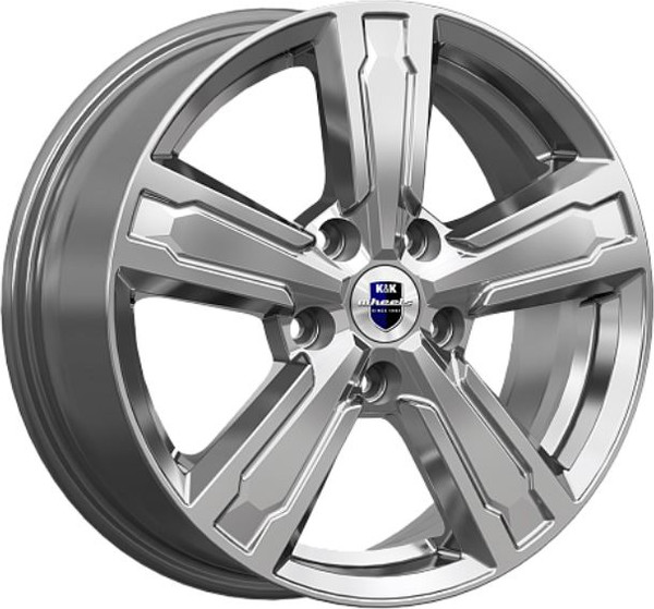 Изображение товара Литой диск K&K Оклахома 16x6.5" 5x114.3мм DIA 54.1мм ET 45мм Дарк платинум