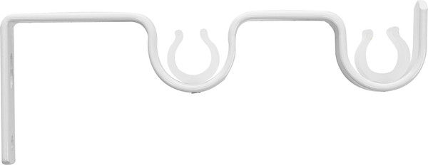 Изображение товара Карниз для штор Sundays Home Имидж Раздвижной 16/19мм 2-х рядный (белый глянец, 1.6-3м)