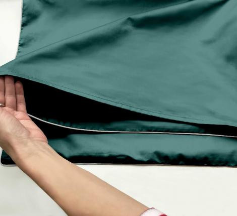 Изображение товара Наволочка Primavelle 70х70 сатин Luxe с клапаном / 113310102-сгL45 (бирюза)