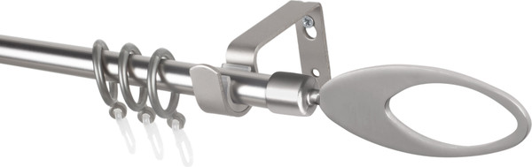 Изображение товара Карниз для штор Sundays Home Лайт Эллипс 16мм однорядный (сатин, 2.4м)