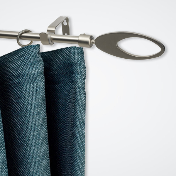 Изображение товара Карниз для штор Sundays Home Лайт Эллипс 16мм однорядный (сатин, 2.4м)