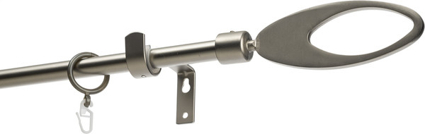 Изображение товара Карниз для штор Sundays Home Лайт Эллипс 16мм однорядный (сатин, 3м)