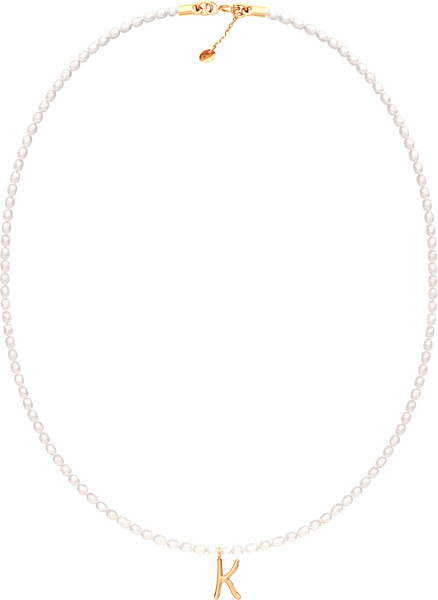 Изображение товара Комплект ювелирных украшений из розового золота ZORKA С жемчугом (колье 530020.9K.R 38см, моносерьга 310668.9K.R.SP)