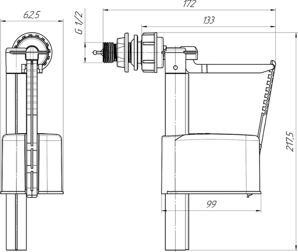 Изображение товара Арматура Ани Пласт WC5050