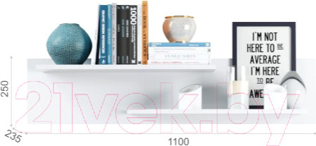 Изображение товара Полка Империал Йорк (белый жемчуг)