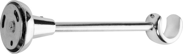 Изображение товара Карниз для штор Sundays Home Шайн Одеон 25мм однорядный (хром, 2.4м)